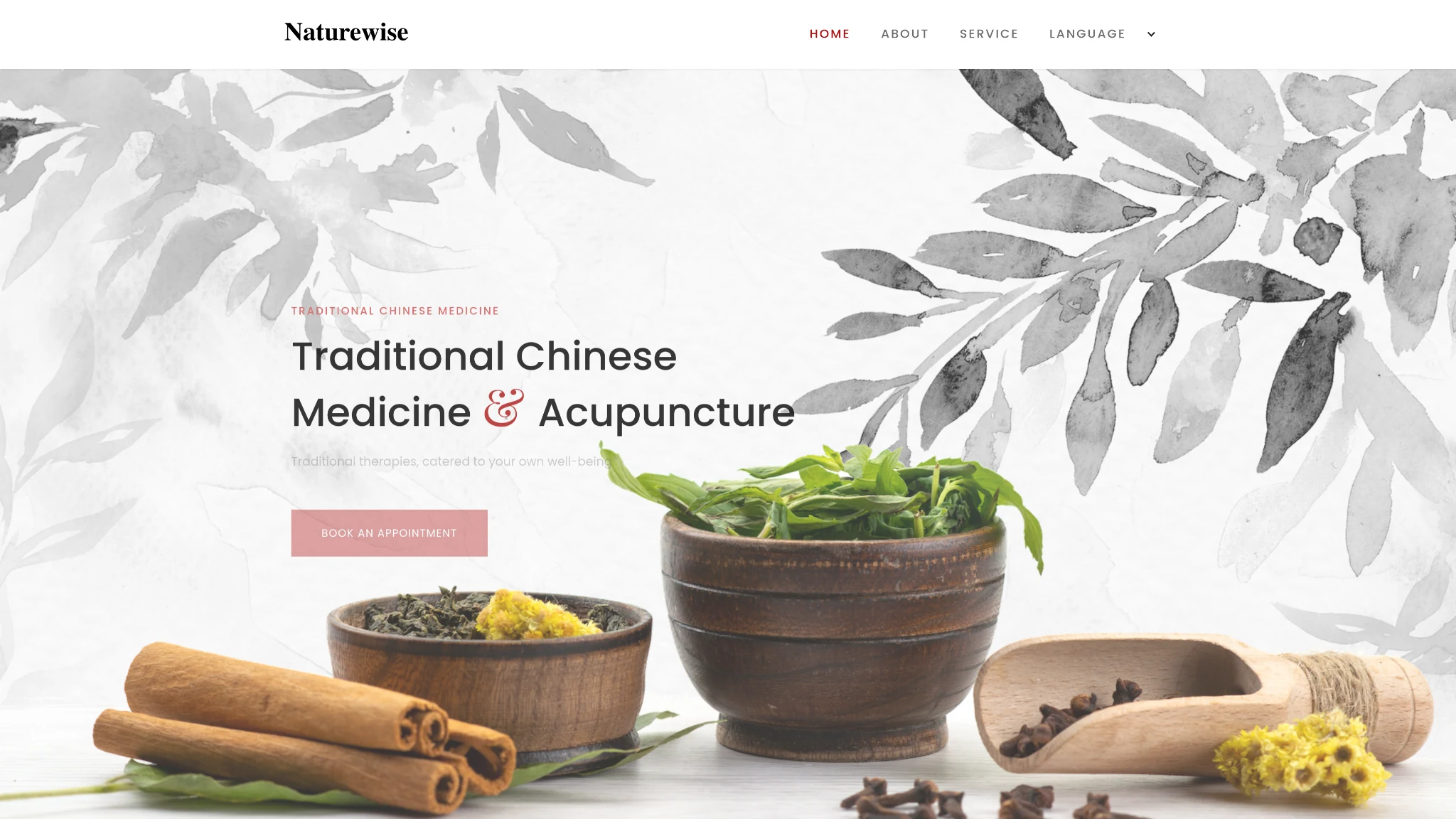 Naturewise website homepage